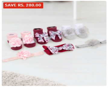 Baby Moo FLoral infant girl shoestyle